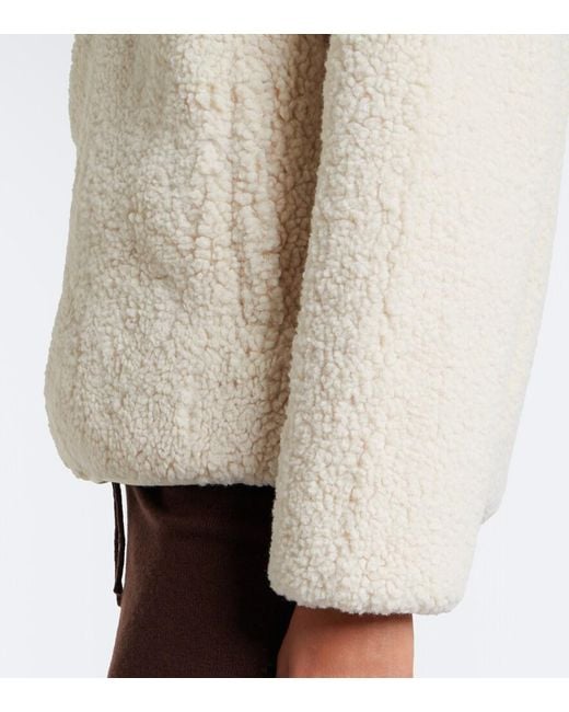 The Upside White Teddy Sweatshirt