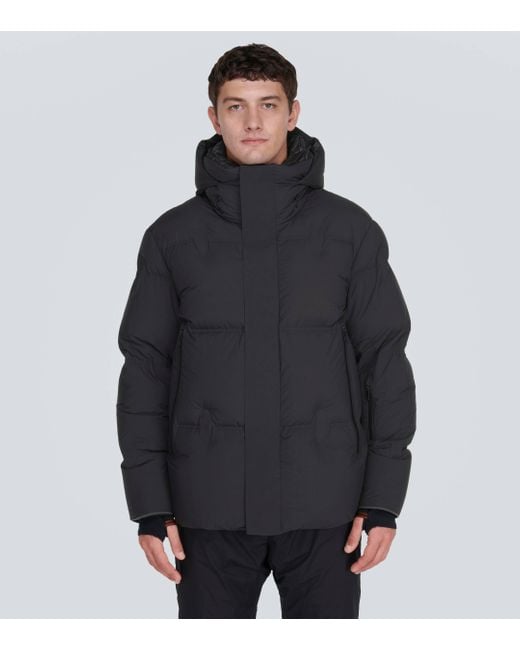 Zegna Blue Oversized Down Ski Jacket for men