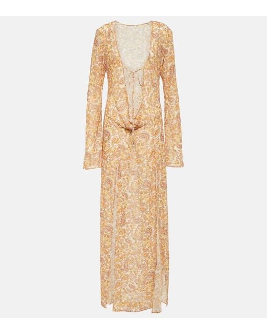 Bananhot Natural Desert Paisley Beach Dress