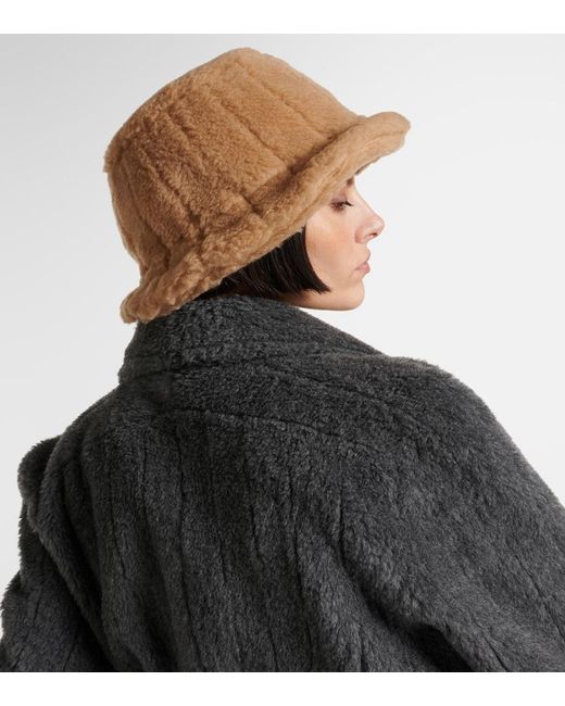 Gabriela Hearst Natural Moreau Wool, Silk, And Cashmere Bucket Hat