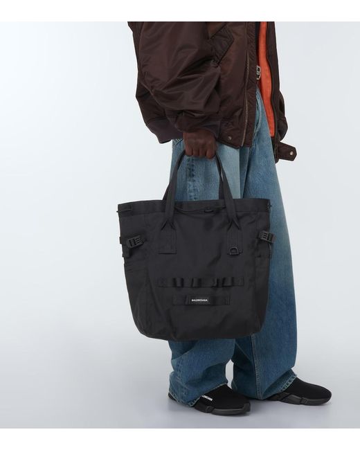Balenciaga Black Army Medium Tote Bag for men