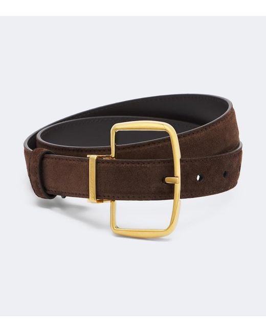 Dolce & Gabbana Brown Suede Belt