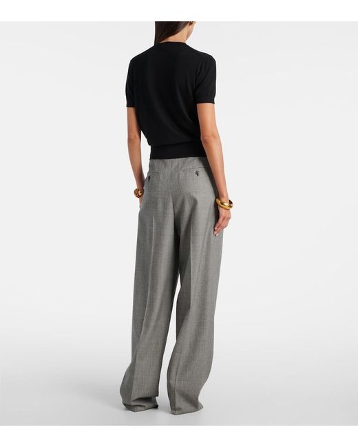 Saint Laurent Black Wool Top