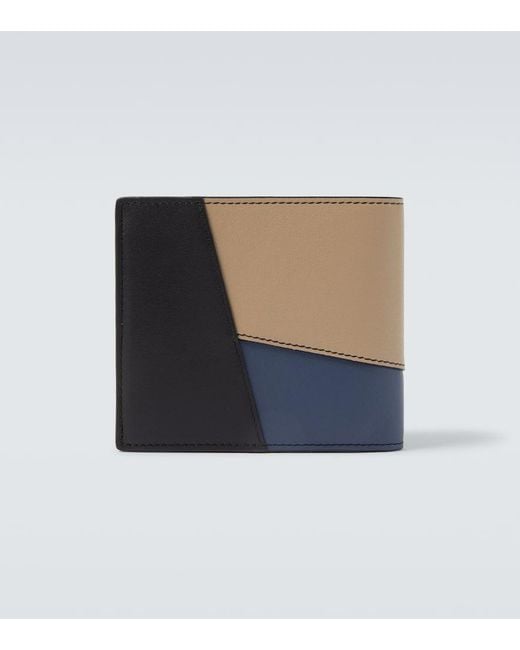 Loewe Portemonnaie Puzzle Aus Leder in Blue für Herren