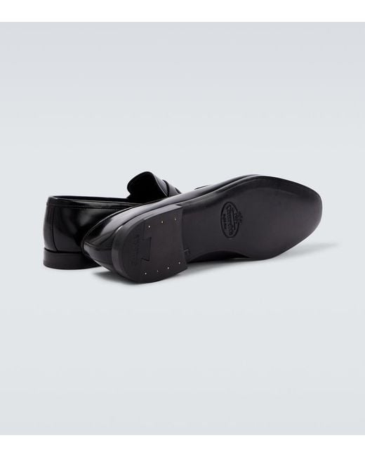 Church's Black Maesteg Leather Penny Loafers for men