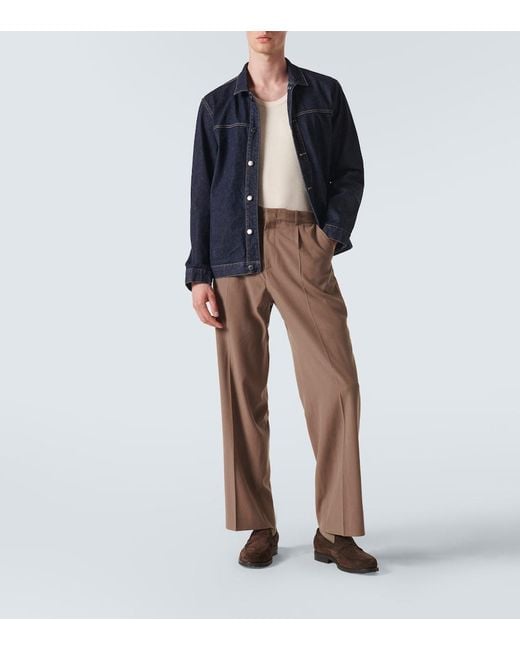Sunspel Blue Denim Jacket for men