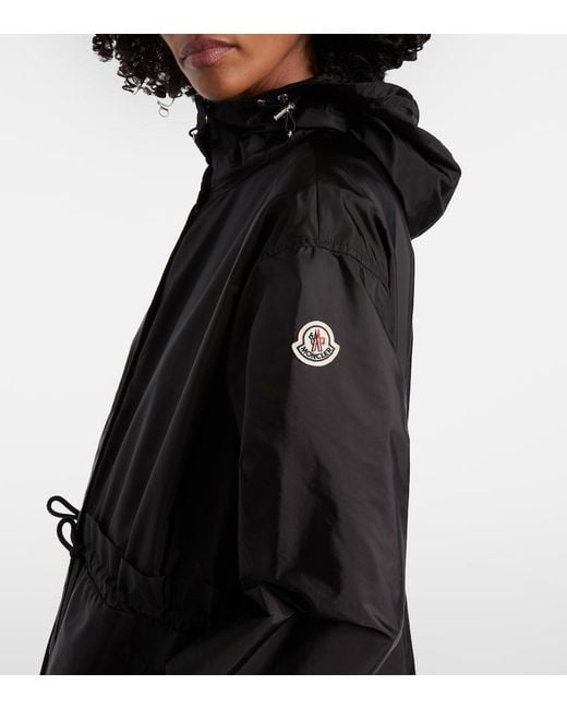 Moncler Black Weteau Hooded Parka
