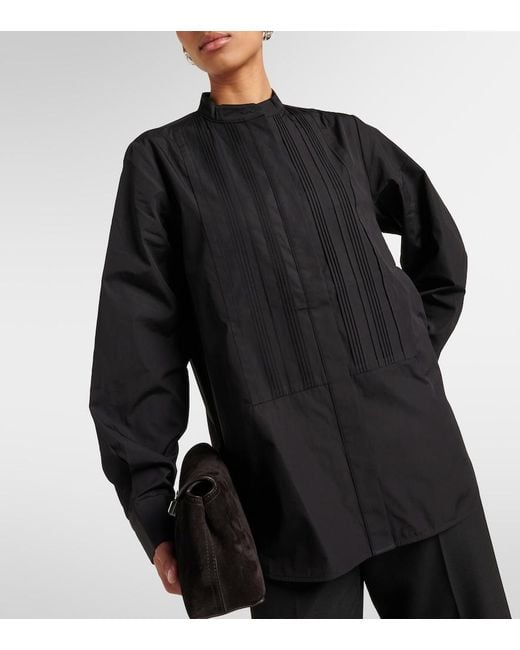 Camisa De Algodon Co. de color Black