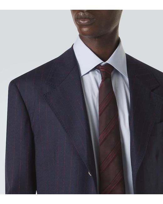 Cravatta di Brunello Cucinelli in Purple da Uomo