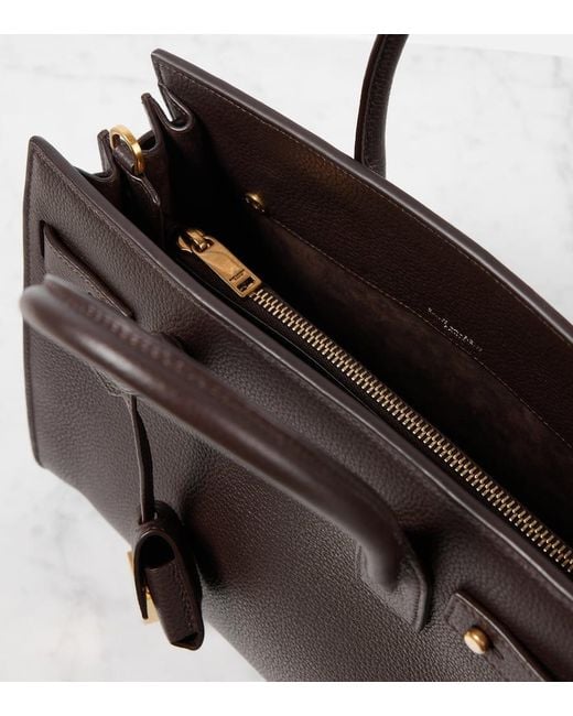 Saint Laurent Black Tote Sac De Jour Baby Aus Leder