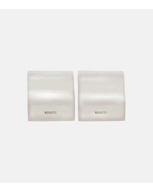 Khaite Natural Julius Smooth Panel Small Earrings