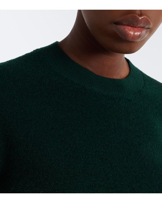 Loewe Green Logo Wool Sweater