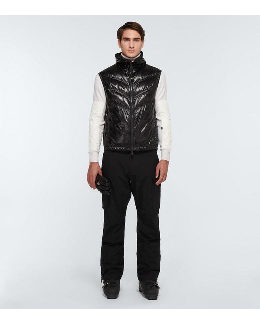 Moncler Black Salantin Technical Vest for men