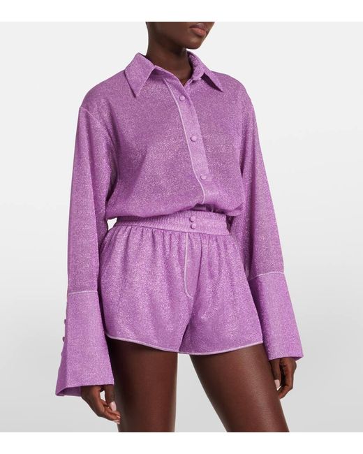 Camicia Lumiere di Oseree in Purple