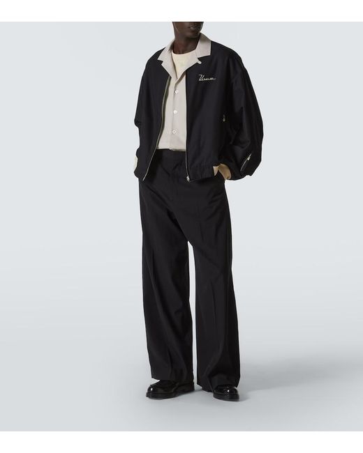 Visvim Black Souvenir Reversible Bomber Jacket for men