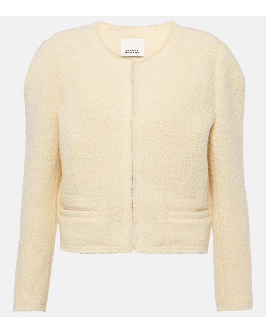 Isabel Marant Natural Pully Wool-Blend Jacket