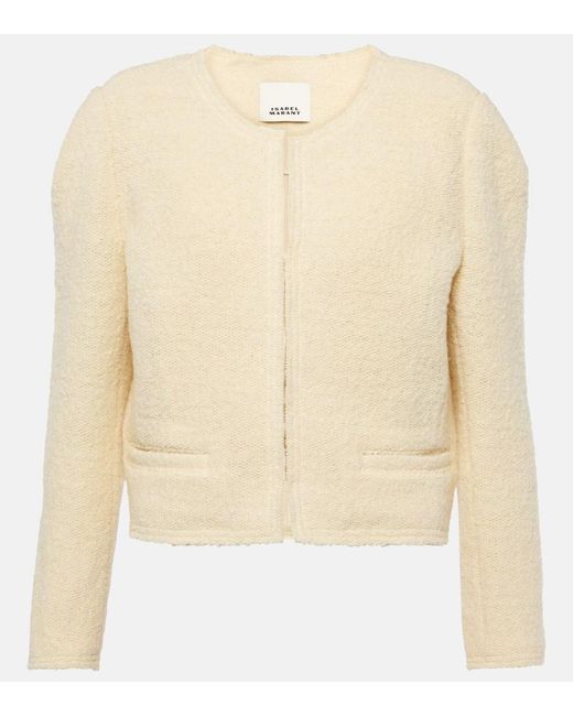 Isabel Marant Natural Pully Wool-blend Jacket