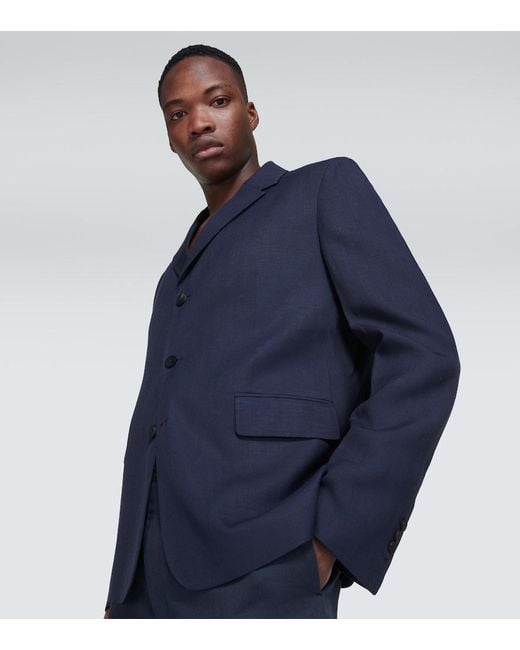Jacquemus Blue La Veste Cabri Blazer for men