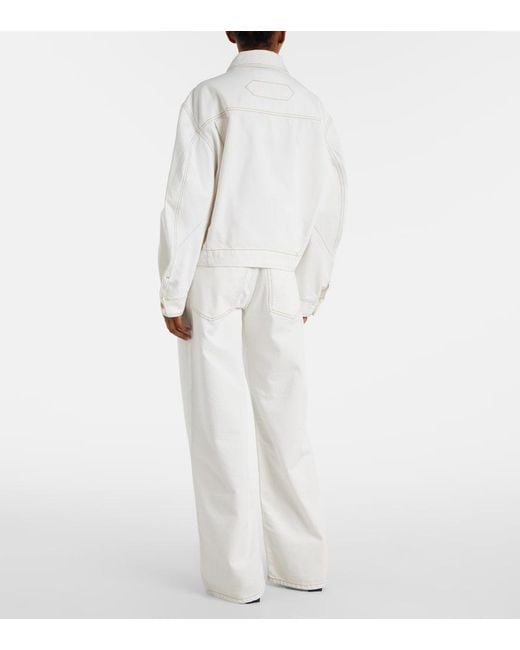Jacquemus White De Nimes Denim Jacket