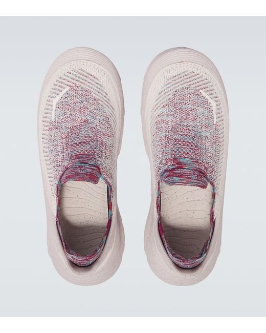 Hoka One One Pink Vibrant Bloom Restore Tc Running Shoes for men
