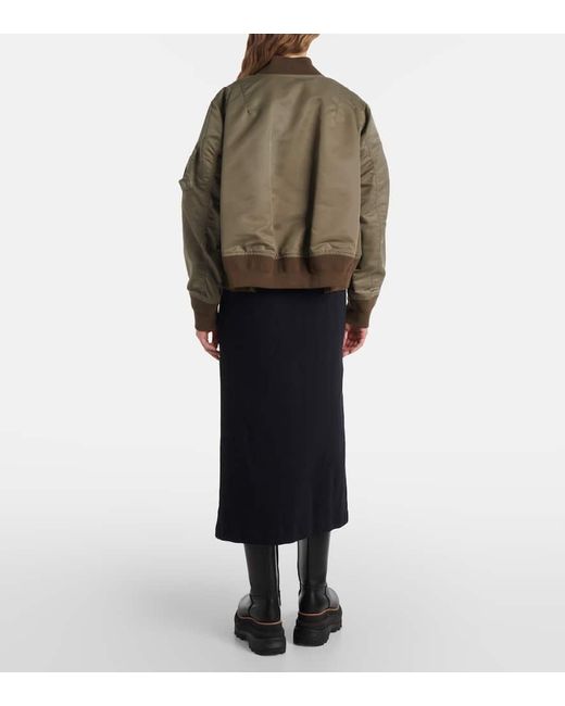 Giacca Blouson di Sacai in Natural