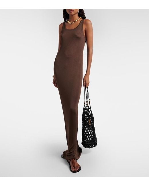 Saint Laurent Black Cassandre Beaded Shoulder Bag