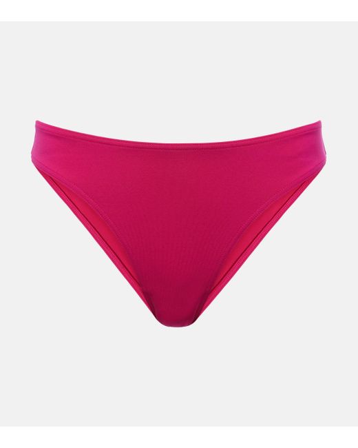 Eres Pink Coulisses High-rise Bikini Bottoms