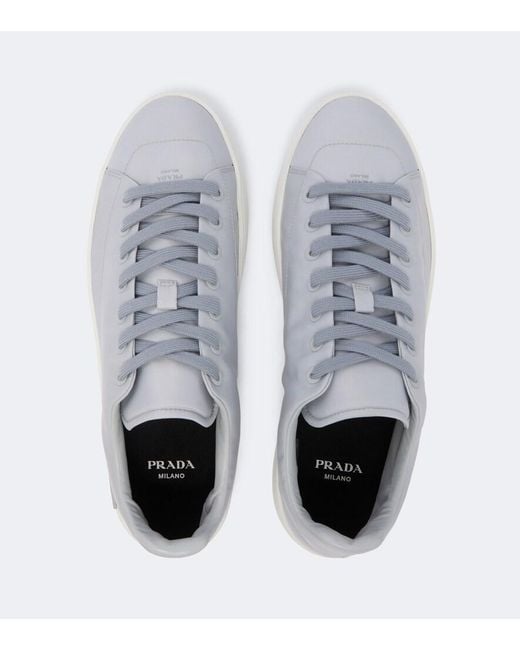 Prada White Court Re-Nylon Sneakers for men