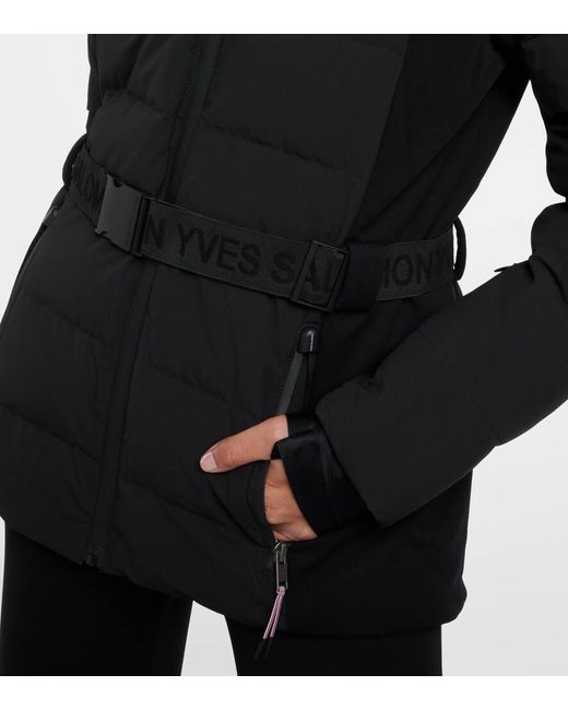 Giacca da sci con shearling di Yves Salomon in Black