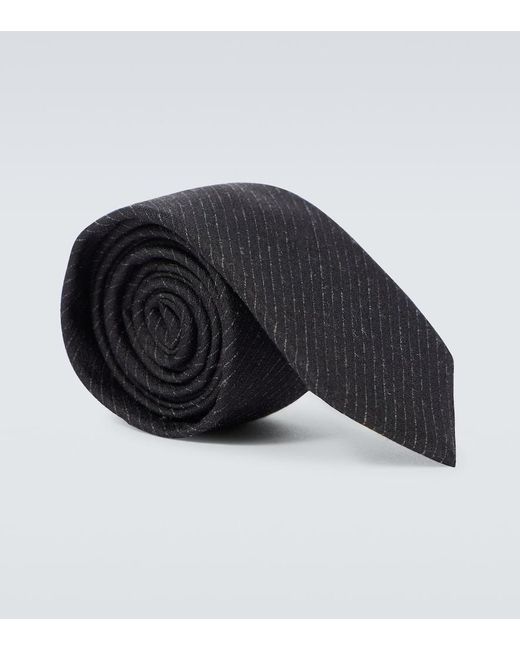 Saint Laurent Krawatte Aus Einem Seidengemisch in Black für Herren