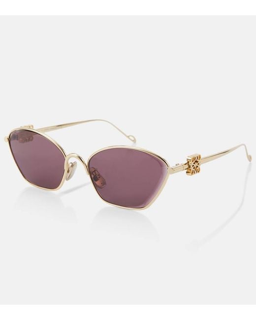 Loewe Pink Anagram Cat-Eye Sunglasses