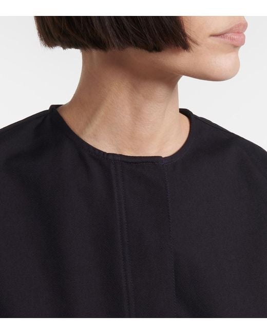 Totême Blue Cotton Twill Shirt