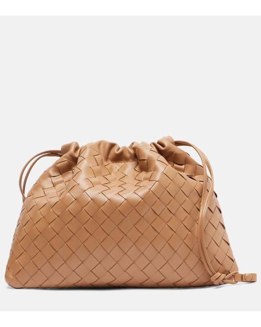 Bottega Veneta Brown Dustbag Medium Leather Clutch
