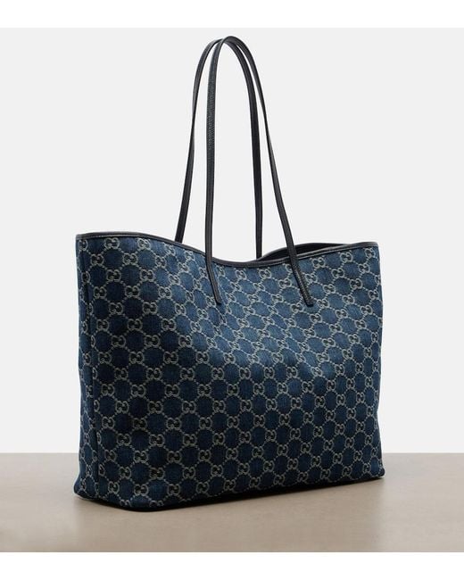 Shopper Essence Large di Gucci in Blue