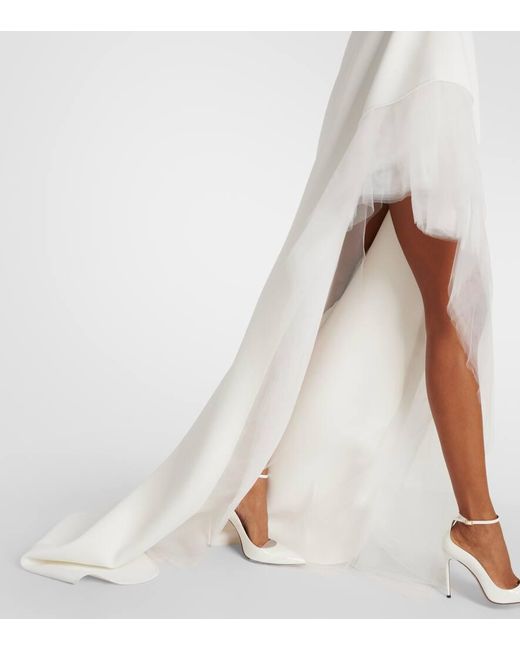 Vestido de novia Epitome de crepe Maticevski de color White