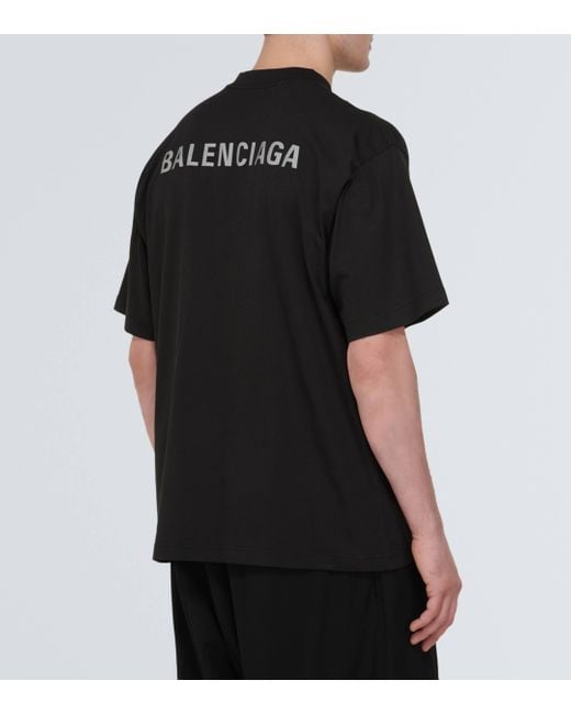 Balenciaga Black T-Shirt for men