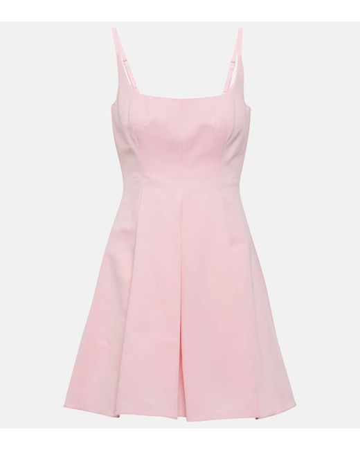 Vestido corto Joli de grogren Staud de color Pink