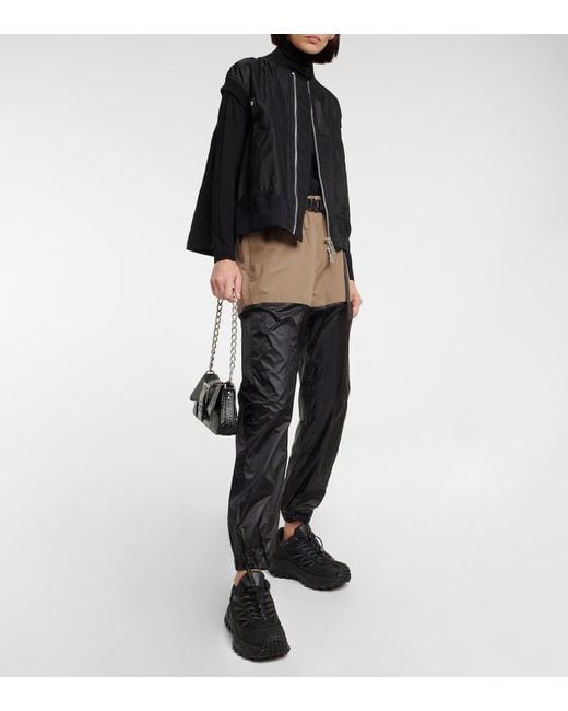 Sacai Black Nylon Vest