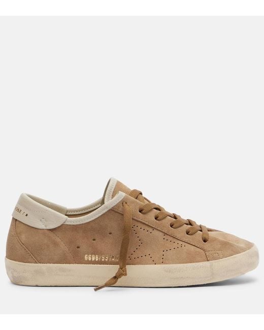 Golden Goose Deluxe Brand Brown Super-Star Suede Sneakers