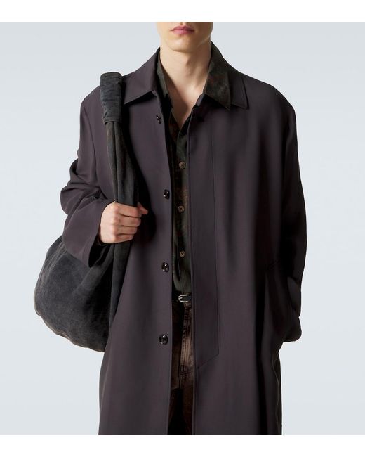 Our Legacy Purple Oversized Coat for men