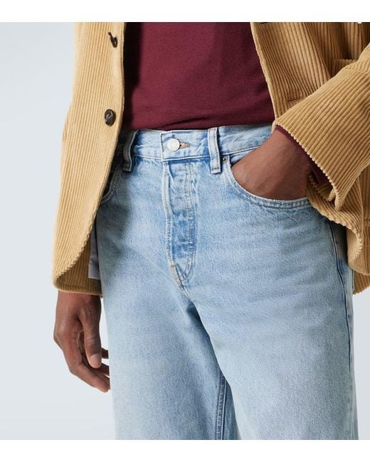 FRAME Mid-Rise Straight Jeans The Straight in Blue für Herren