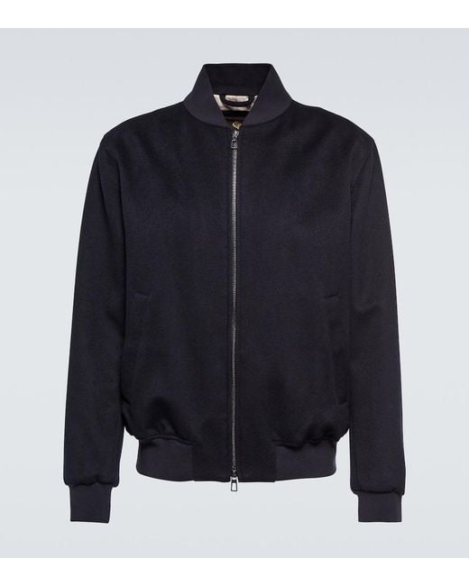 Loro Piana Blue Ivy Cashmere Bomber Jacket for men