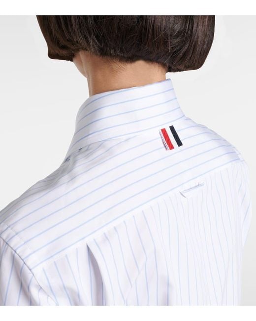 Thom Browne White Hemd Aus Baumwollpopeline