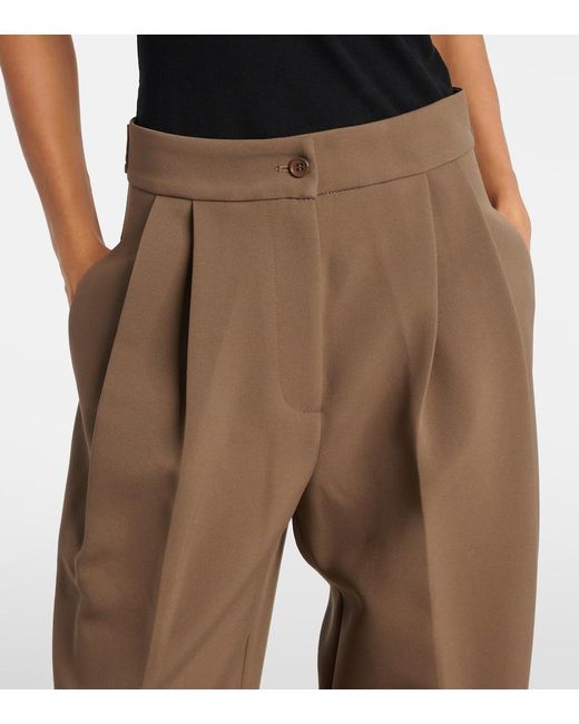 Pantaloni Doyer A Gamba Larga di Frankie Shop in Brown