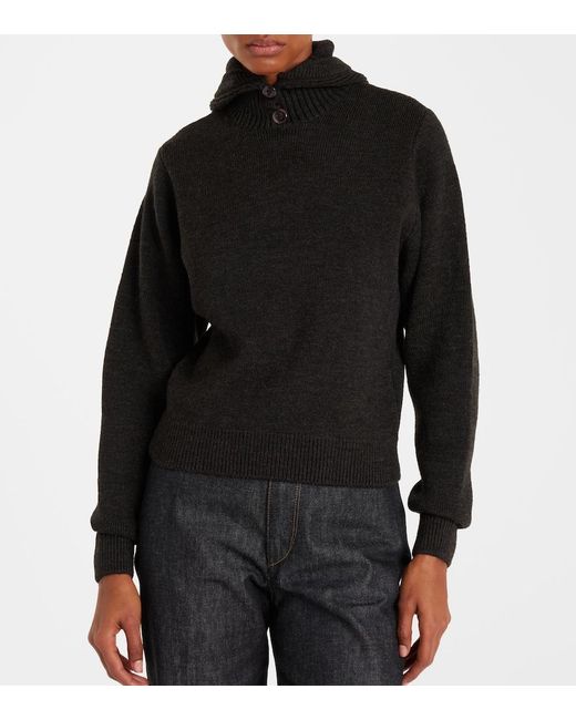 Jersey Con Capucha Lemaire de color Black