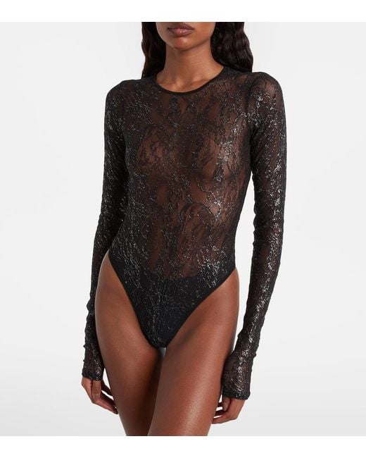 Wardrobe NYC Gray Body Aus Spitze