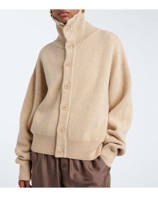 Extreme Cashmere Natural N°377 Clement Cashmere Cardigan