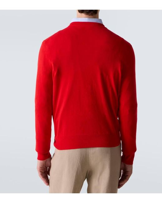 arch4 Pullover Mr Carlos Aus Kaschmir in Red für Herren