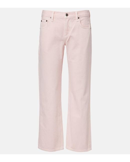 Citizens of Humanity Pink Faye Vintage Straight Jeans
