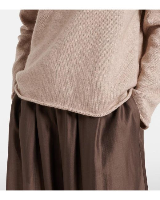 Jardin Des Orangers Natural Cotton And Cashmere Sweater
